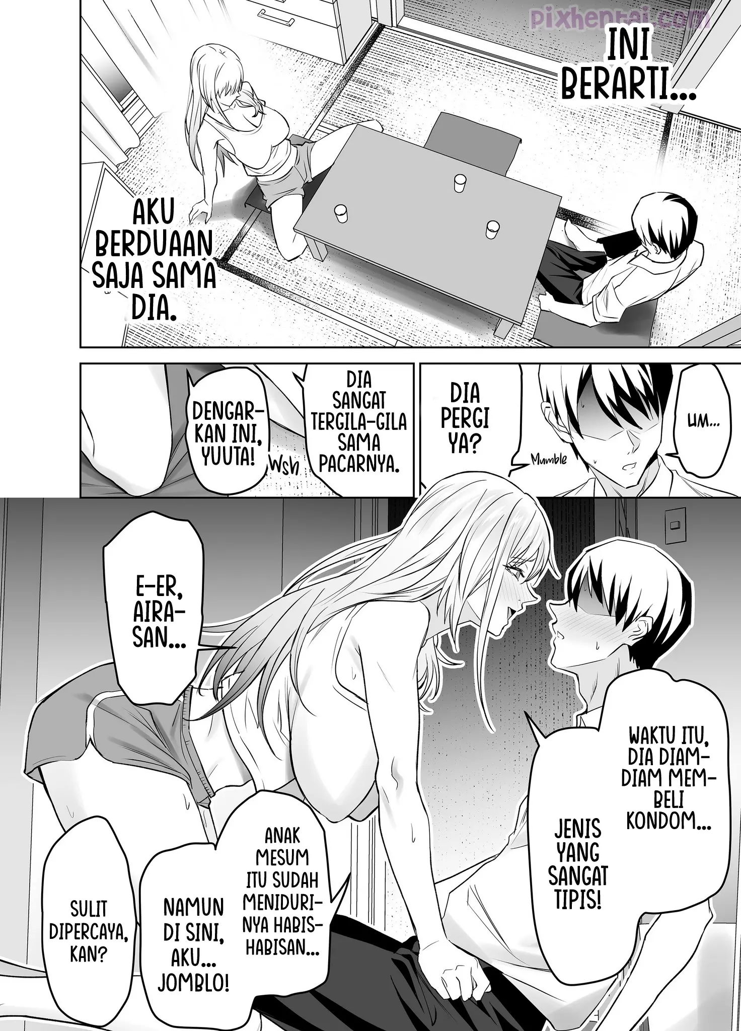 Komik hentai xxx manga sex bokep Tomodachi no Gal Mama Batsu Ichi Bakunyuu wa Musuko ni Kakurete Ore no Dekachin wo Kuimakuru 9